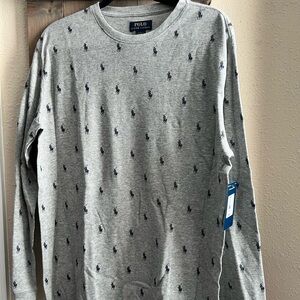 Polo by Ralph Lauren Gray Long Sleeve Loungewear